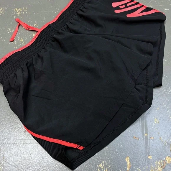 Nike 3” Running Fitness Shorts AJ9141-010 Black Infrared Large Women’s Work Out - Picture 5 of 12